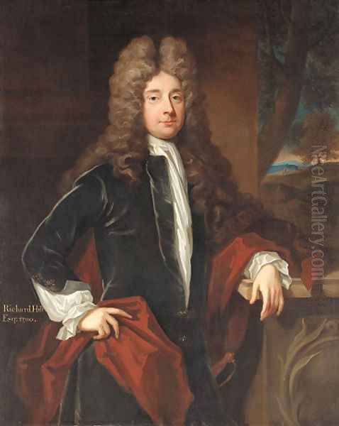 Portrait of Richard Hill Oil Painting by Sir Godfrey Kneller