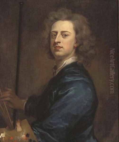 Portrait of the artist Oil Painting by Sir Godfrey Kneller