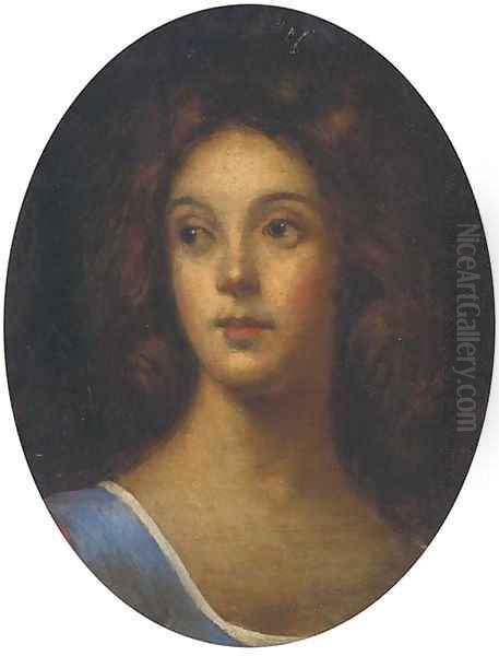 A sibyl Oil Painting by Sir Godfrey Kneller