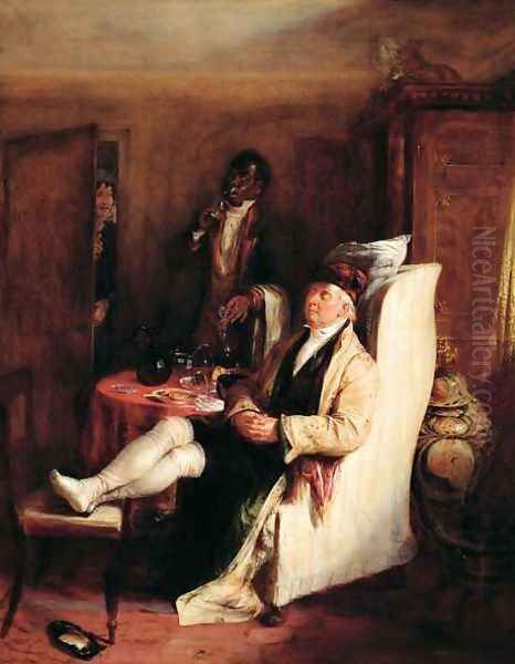 Indulging Oil Painting by William Kidd