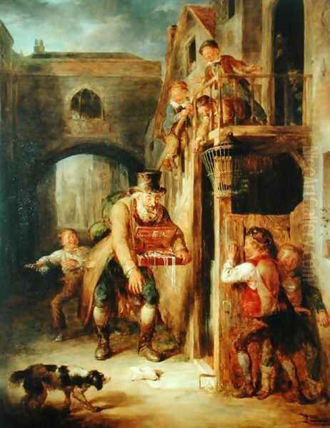 The False Parcel Oil Painting by William Kidd