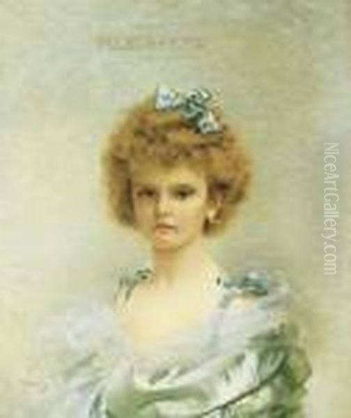 Margherita Oil Painting by Vittorio Matteo Corcos