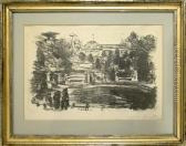 Sanssouci Oil Painting by Lovis (Franz Heinrich Louis) Corinth