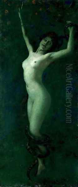 Sensuality Oil Painting by Albert von Keller