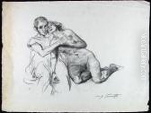 Lovis Corinth Oil Painting by Lovis (Franz Heinrich Louis) Corinth