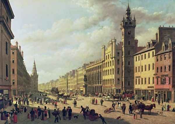 The Trongate Glasgow Oil Painting by John Knox