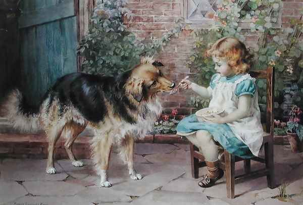 Turn About Fair Play Oil Painting by Agnes Gardner King