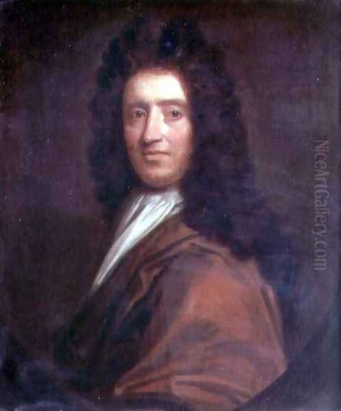 Francis Aston 1644-1715 Oil Painting by Frederic Kerseboom