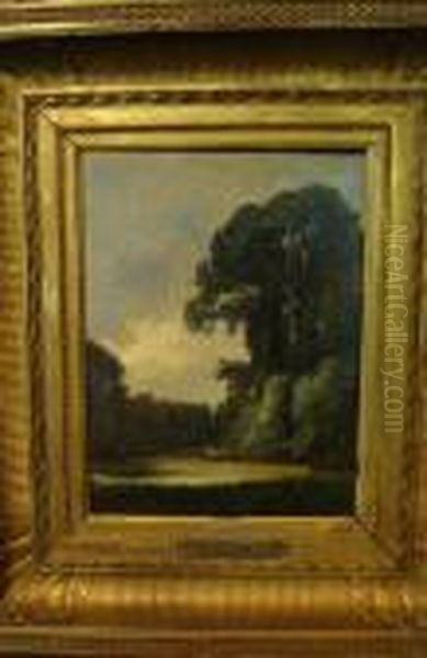 Paysage Oil Painting by Jean-Baptiste-Camille Corot