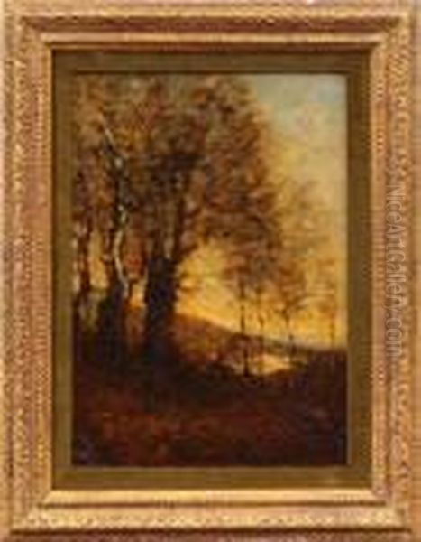 Clearing By The Woods Oil Painting by Jean-Baptiste-Camille Corot