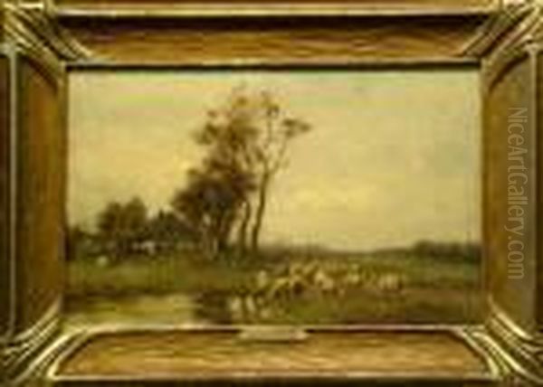 Souvenir D'hollande Oil Painting by Jean-Baptiste-Camille Corot