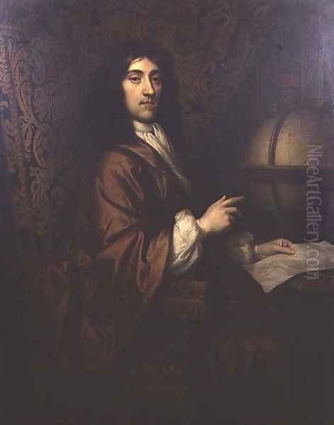 Portrait of Sir Robert Worsley Bart of Appueldurcombe Oil Painting by Johannes Kerseboom