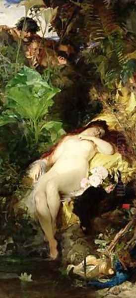 Cupid Oil Painting by Julius Kronberg