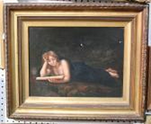 The Penitent Magdelene Oil Painting by Correggio, (Antonio Allegri)