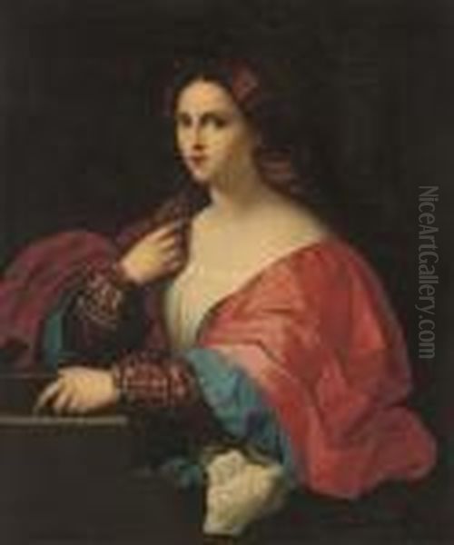 La Zingarella Oil Painting by Correggio, (Antonio Allegri)