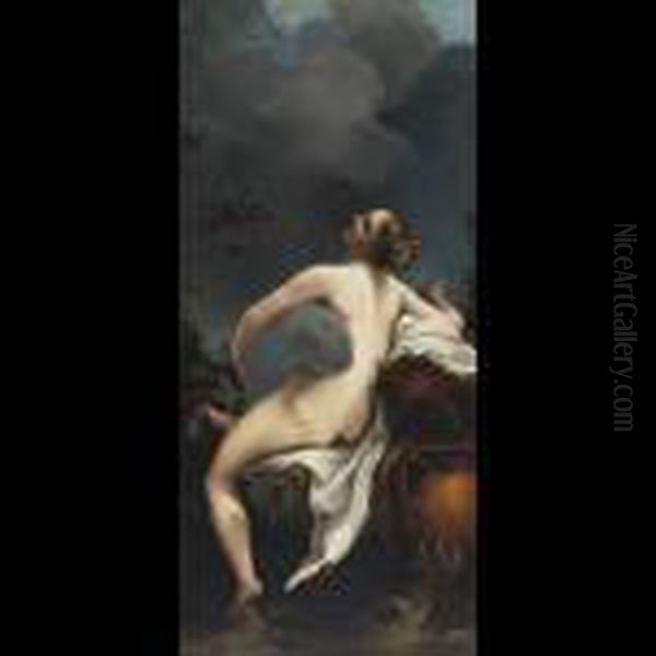 Jupiter And Lo Oil Painting by Correggio, (Antonio Allegri)