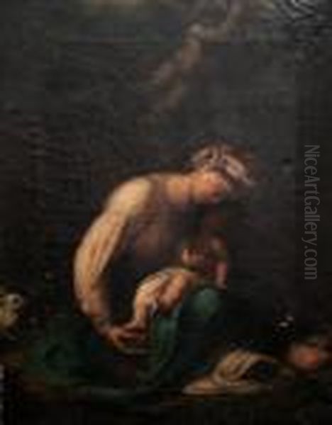 Madonna And Child Oil Painting by Correggio, (Antonio Allegri)