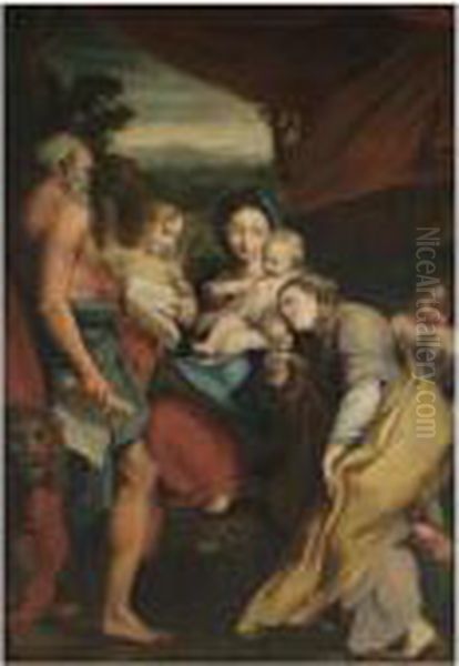 Madonna Of St Jerome Oil Painting by Correggio, (Antonio Allegri)