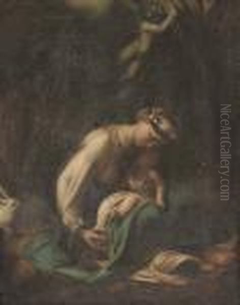 La Zingarella Oil Painting by Correggio, (Antonio Allegri)