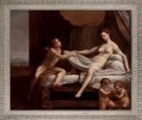 Danae Oil Painting by Correggio, (Antonio Allegri)