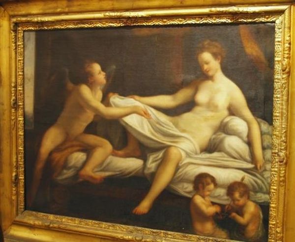 Danae Oil Painting by Correggio, (Antonio Allegri)