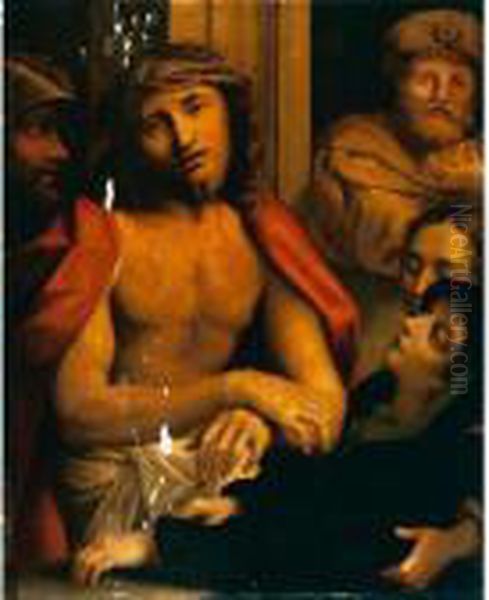 Ecce Homo Oil Painting by Correggio, (Antonio Allegri)