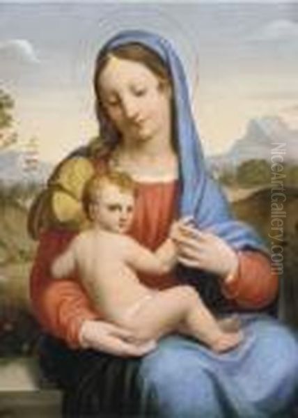 The Madonna And Child Oil Painting by Correggio, (Antonio Allegri)