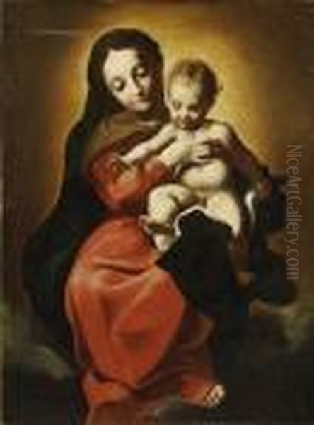 The Madonna And Child Oil Painting by Correggio, (Antonio Allegri)