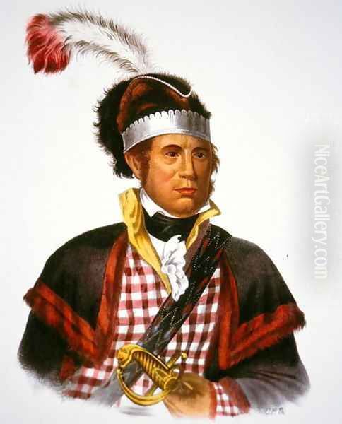 Chief McIntosh Oil Painting by Charles Bird King