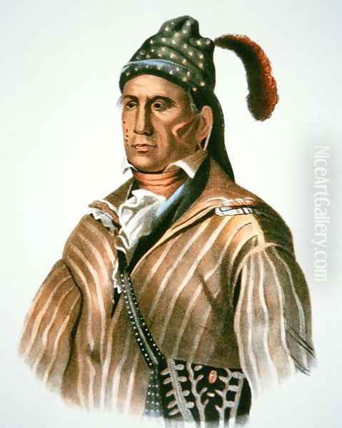 Menawa chief of the Creek people Oil Painting by Charles Bird King