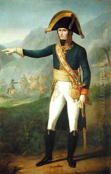 Portrait of General Charles Victor Emmanuel Leclerc 1772-1802 Oil Painting by Francois Josephe Kinson