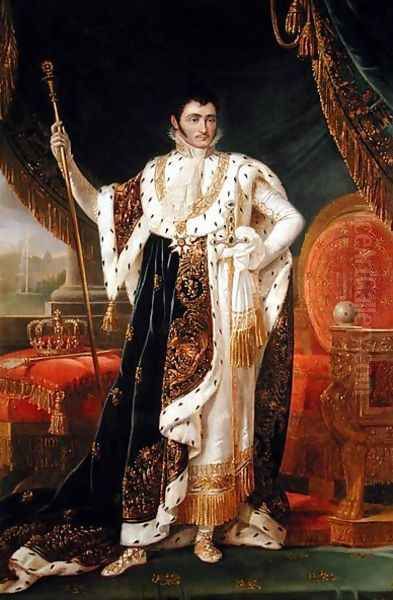 Portrait of Jerome Bonaparte 1784-1860 King of Westphalia Oil Painting by Francois Josephe Kinson