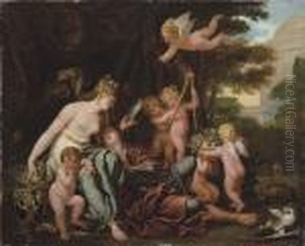 Rinaldo And Armida Oil Painting by Richard Cosway