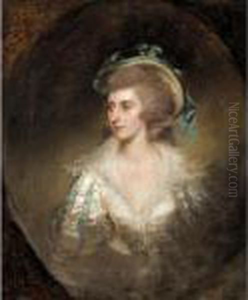 Portrait Of A Lady Oil Painting by Richard Cosway