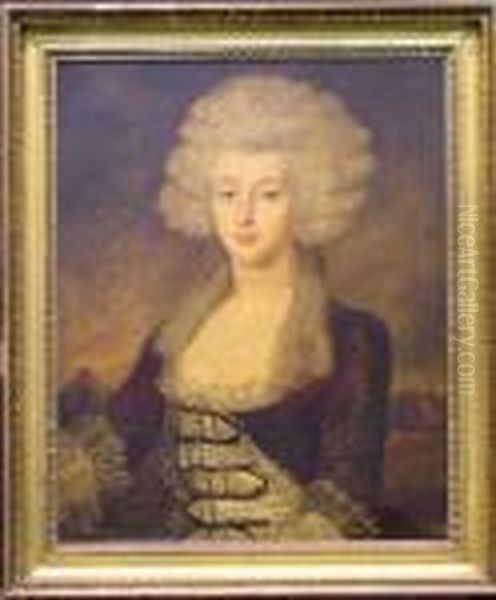 Portrait Of A Lady Oil Painting by Richard Cosway