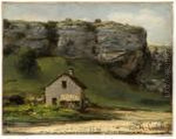 Paysage Du Jura Suisse Oil Painting by Gustave Courbet