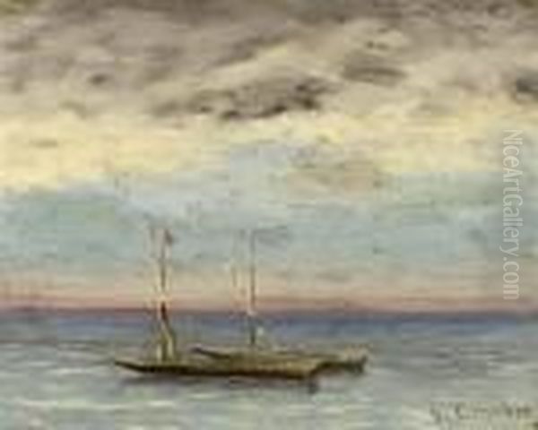 La Mer Oil Painting by Gustave Courbet