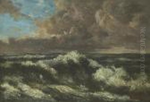 Paysage De Mer Oil Painting by Gustave Courbet