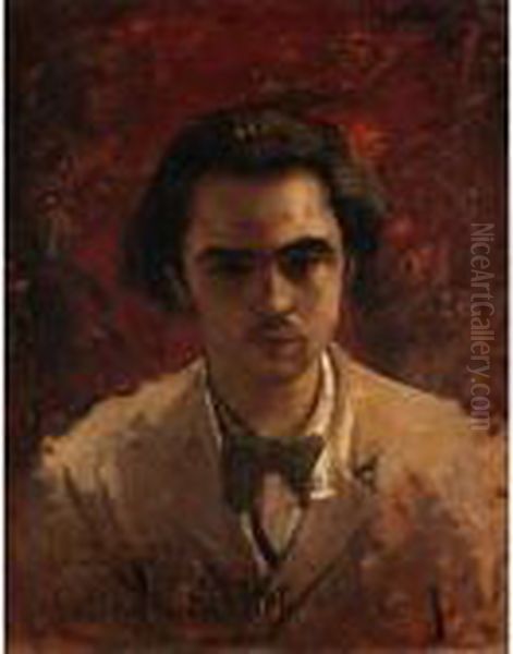 Portrait Of A Gentleman Oil Painting by Gustave Courbet