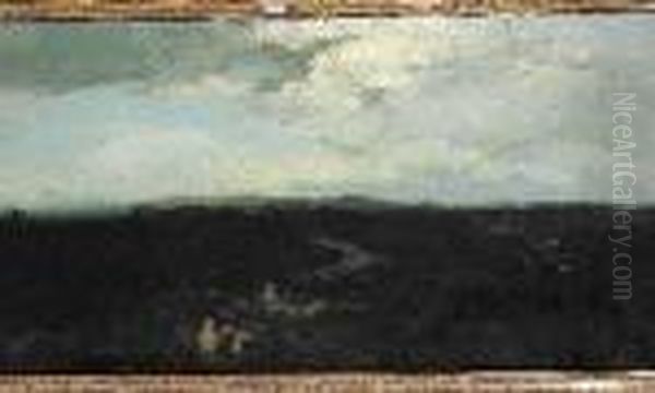 Paysage Nocturne Oil Painting by Gustave Courbet