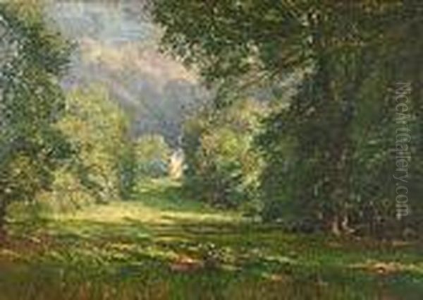 De Regenboog Oil Painting by Frans Courtens