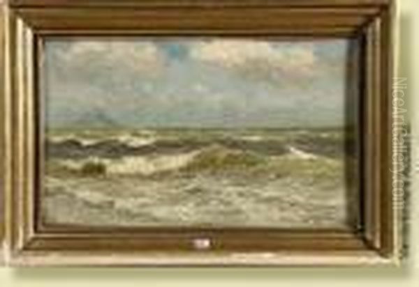 La Mer Du Nord Oil Painting by Frans Courtens