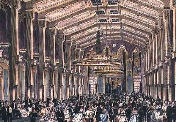 Sophien Bad Saal a court ball in the Hofburg Palace Vienna Oil Painting by Kollarz, Franz