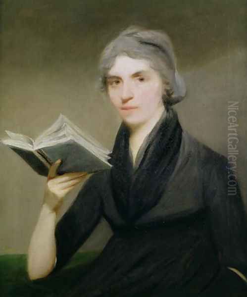 Portrait of Mary Wollstonecraft 1759-97 Oil Painting by John Keenan