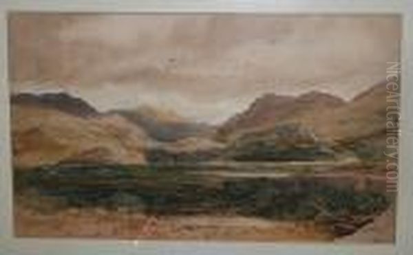 Extensive Landscape Oil Painting by David Cox