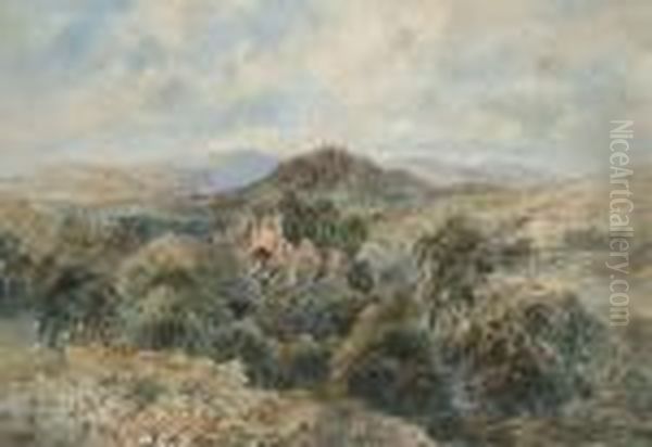 Tintern Abbey Oil Painting by David Cox