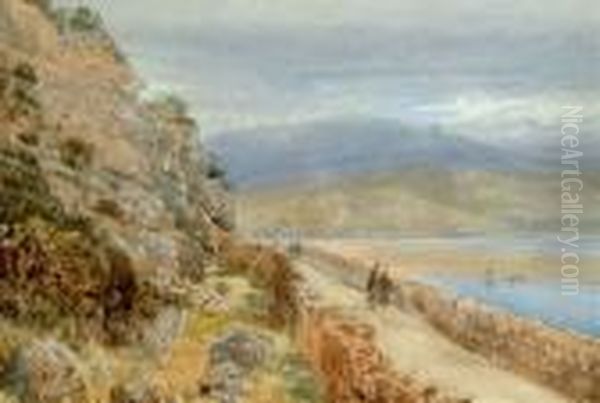 The Mawddach Estuary Oil Painting by David Cox