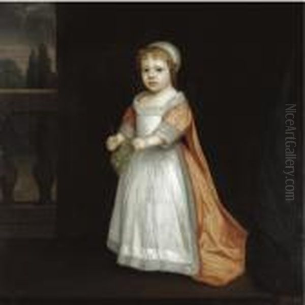 Portrait Of Lady Anne Fitzroy, Countess Of Sussex (1661-1722) Oil Painting by Antoine Coypel