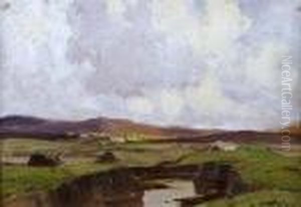 Donegal Landscape Oil Painting by James Humbert Craig