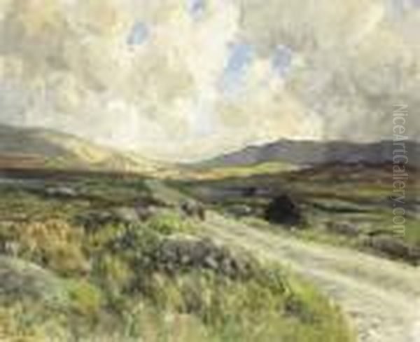 The Road To Dooghety Oil Painting by James Humbert Craig